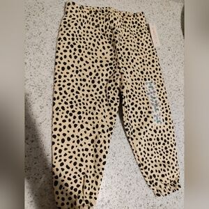Garanimals Black and Tan Polka Dot Joggers